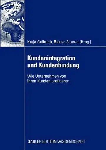 Cover of Kundenintegration Und Kundenbindung