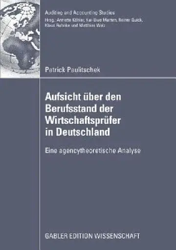 Cover of Aufsicht Über Den Berufsstand Der Wirtschaftsprüfer in Deutschland