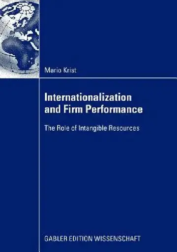 Cover of Internationalization and Firm Performance