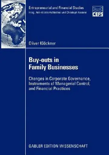Cover of Buy-Outs in Family Businesses