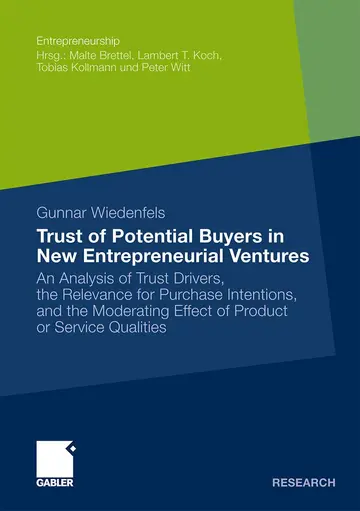 Cover of Trust of Potential Buyers in New Entrepreneurial Ventures