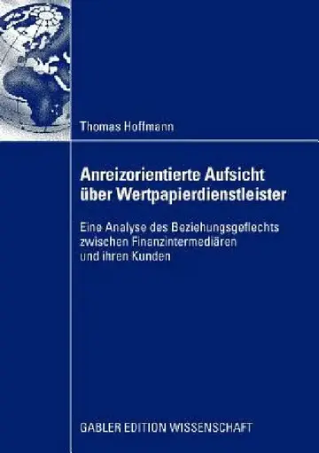 Cover of Anreizorientierte Aufsicht Über Wertpapierdienstleister