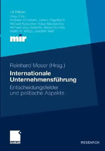 Cover of Internationale Unternehmensführung