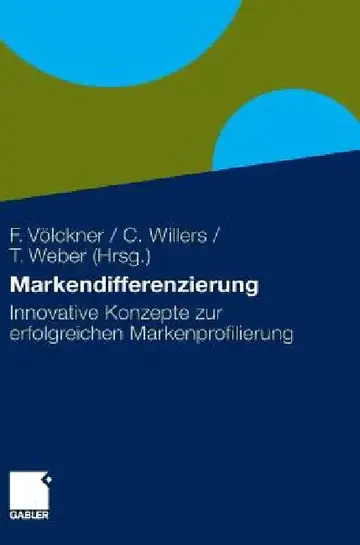 Cover of Markendifferenzierung