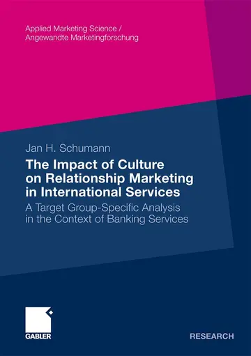 Cover of The Impact of Culture on Relationship Marketing in International Services