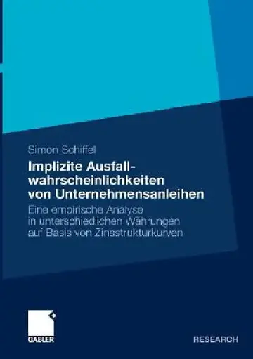Cover of Implizite Ausfallwahrscheinlichkeiten Von Unternehmensanleihen
