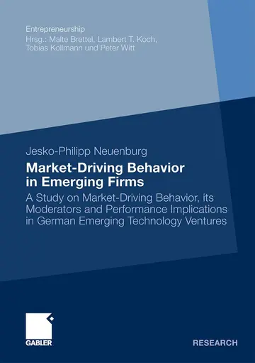Cover of Market-Driving Behavior in Emerging Firms