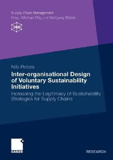 Cover of Inter-Organisational Design of Voluntary Sustainability Initiatives