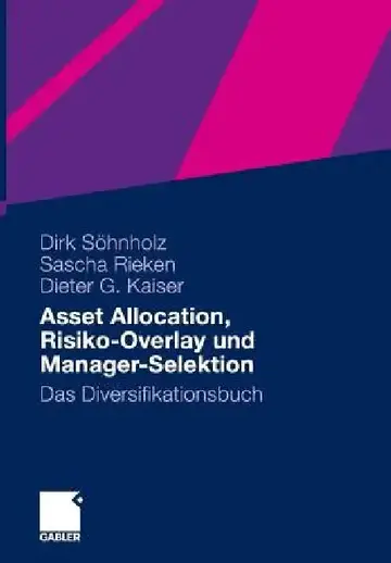 Cover of Asset Allocation, Risiko-Overlay Und Manager-Selektion