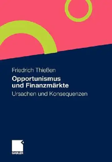 Cover of Opportunismus Und Finanzmärkte