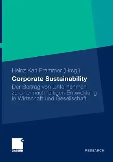 Cover of Corporate Sustainability