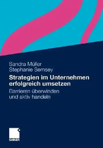 Cover of Strategien Im Unternehmen Erfolgreich Umsetzen