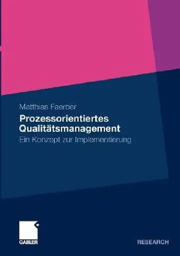 Cover of Prozessorientiertes Qualitätsmanagement