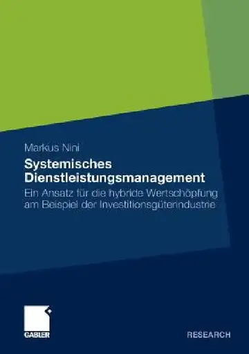 Cover of Systemisches Dienstleistungsmanagement