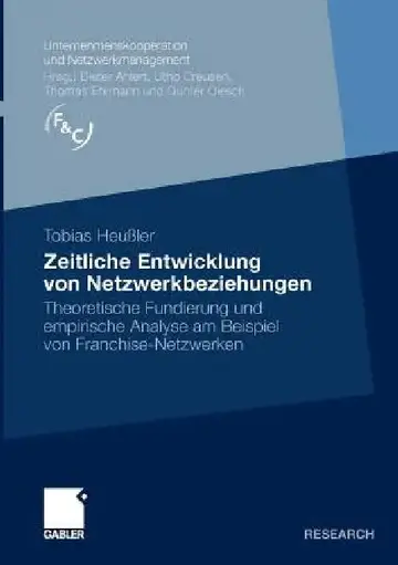 Cover of Zeitliche Entwicklung Von Netzwerkbeziehungen