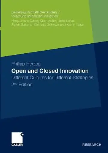 Cover of Open and Closed Innovation