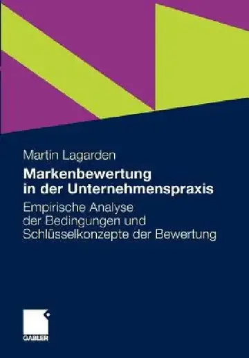 Cover of Markenbewertung in Der Unternehmenspraxis