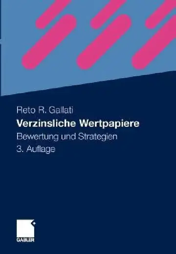 Cover of Verzinsliche Wertpapiere