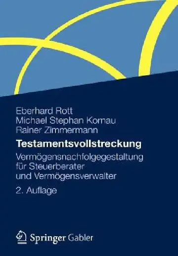 Cover of Testamentsvollstreckung