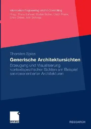Cover of Generische Architektursichten
