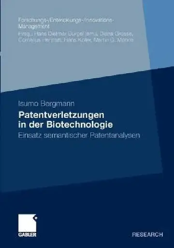 Cover of Patentverletzungen in Der Biotechnologie