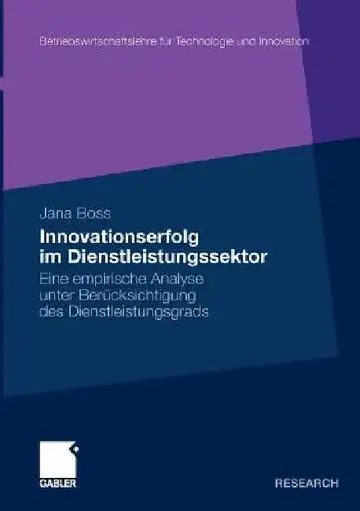 Cover of Innovationserfolg Im Dienstleistungssektor