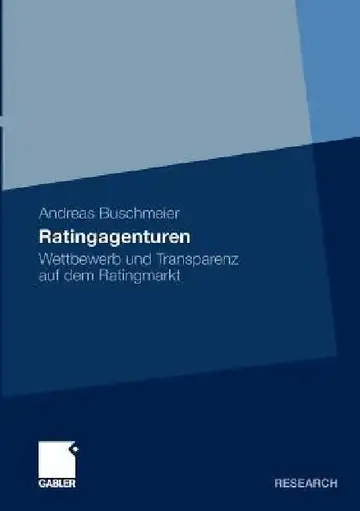 Cover of Ratingagenturen