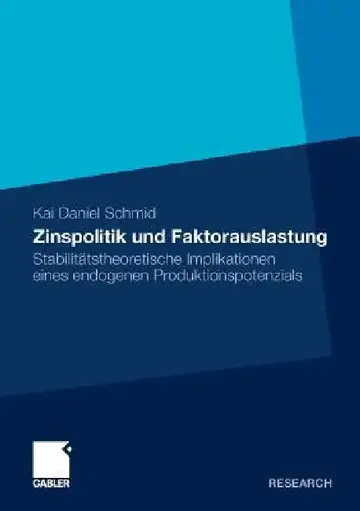 Cover of Zinspolitik Und Faktorauslastung