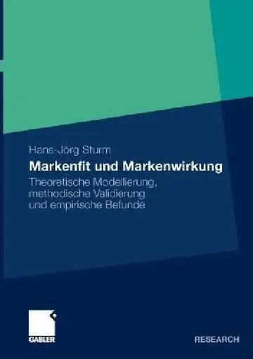 Cover of Markenfit Und Markenwirkung