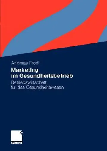Cover of Marketing Im Gesundheitsbetrieb