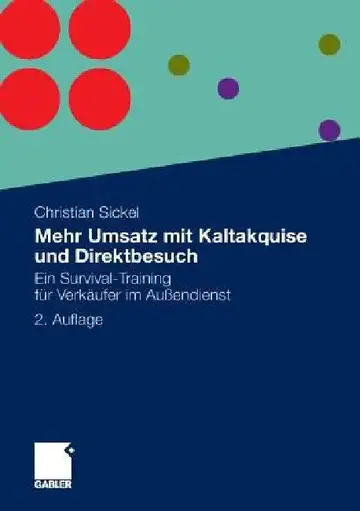 Cover of Mehr Umsatz Mit Kaltakquise Und Direktbesuch