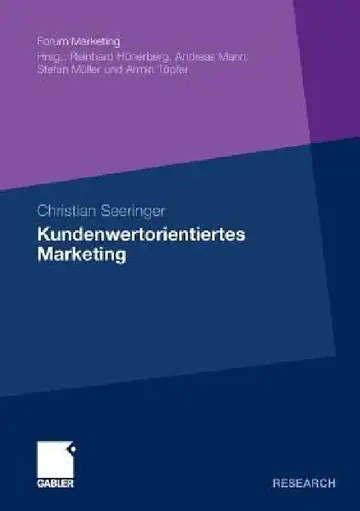 Cover of Kundenwertorientiertes Marketing