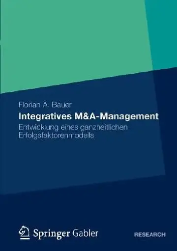 Cover of Integratives M&a-Management