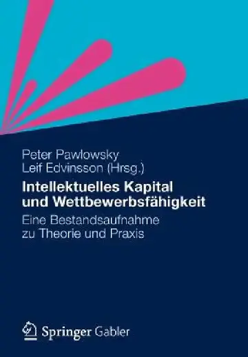 Cover of Intellektuelles Kapital Und Wettbewerbsfähigkeit