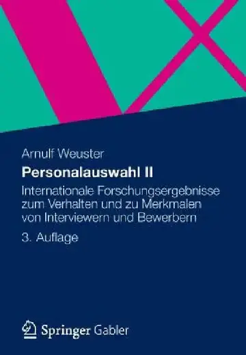 Cover of Personalauswahl II