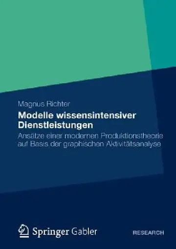 Cover of Modelle Wissensintensiver Dienstleistungen