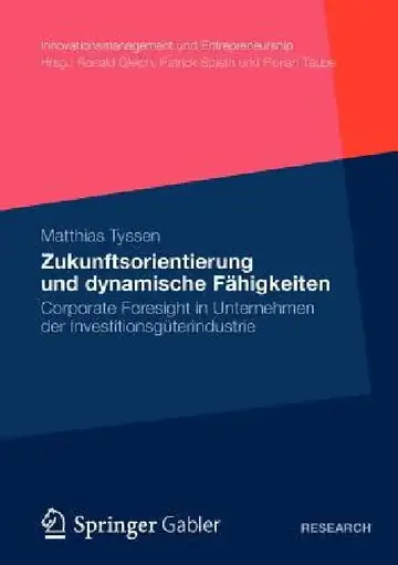 Cover of Zukunftsorientierung Und Dynamische Fähigkeiten