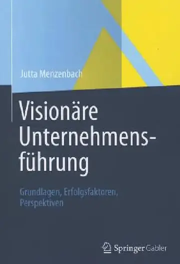 Cover of Visionäre Unternehmensführung