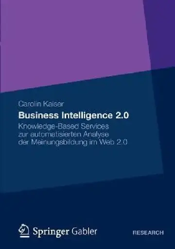Cover of Business Intelligence 2.0