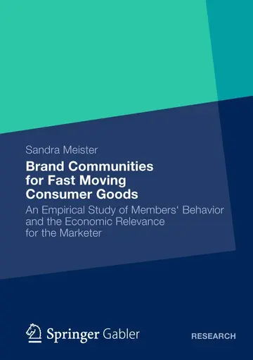 Cover of Brand Communities for Fast Moving Consumer Goods