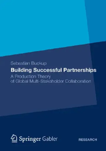 Cover of Building Successful Partnerships