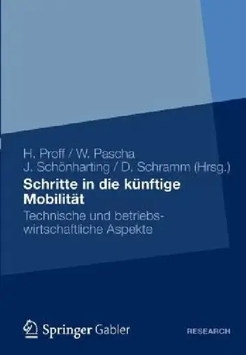 Cover of Schritte in Die Künftige Mobilität
