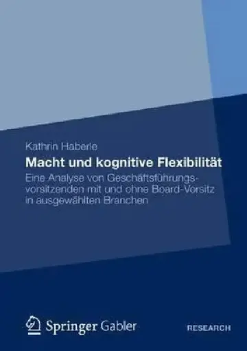 Cover of Macht Und Kognitive Flexibilität