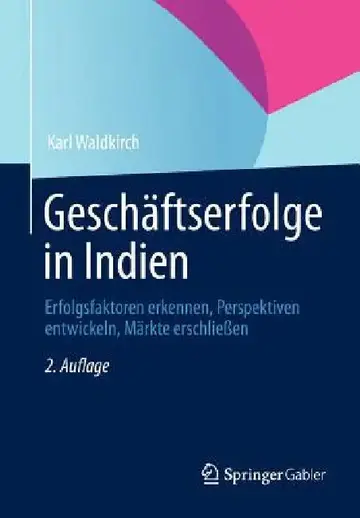 Cover of Geschäftserfolge in Indien