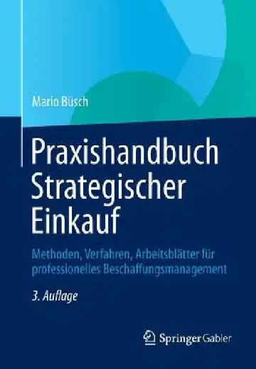 Cover of Praxishandbuch Strategischer Einkauf