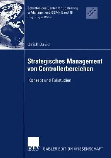 Cover of Strategisches Management Von Controllerbereichen