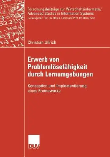 Cover of Erwerb Von Problemlösefähigkeit Durch Lernumgebungen