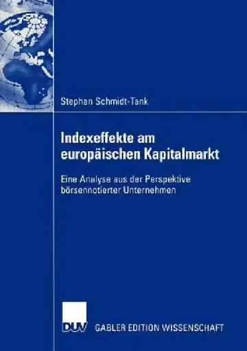 Cover of Indexeffekte Am Europäischen Kapitalmarkt