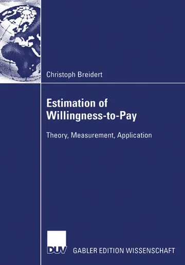 Cover of Estimation of Willingness-to-Pay