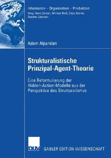 Cover of Strukturalistische Prinzipal-Agent-Theorie